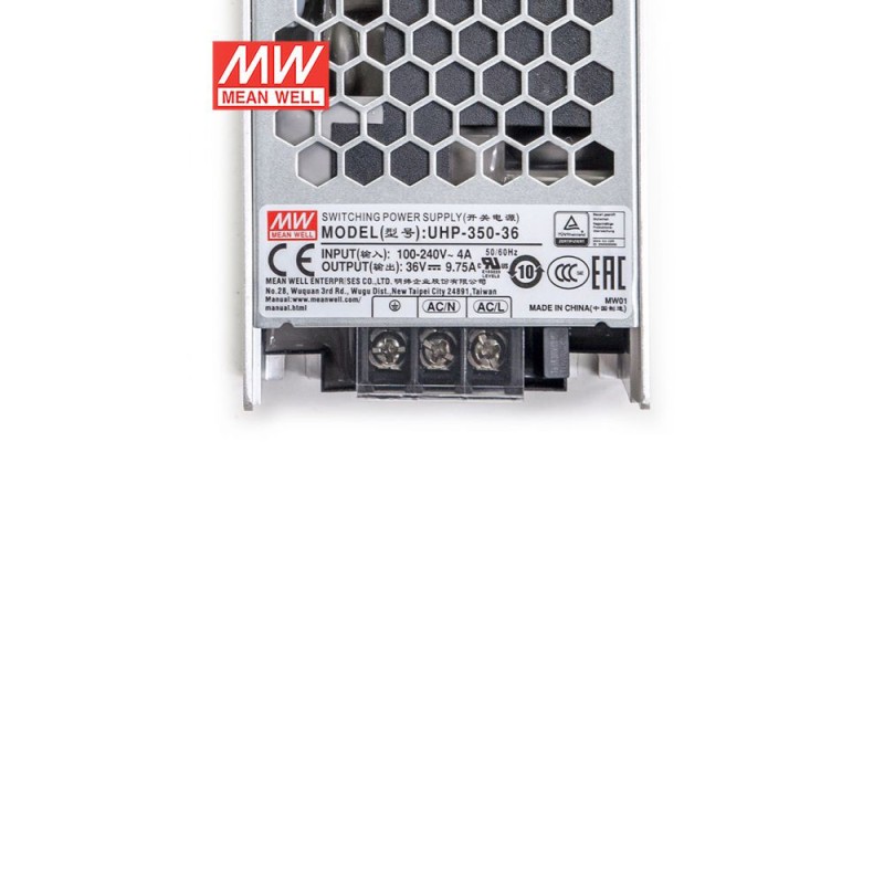 UHP-350-36 MEANWELL 351W 36VDC 9.75A 115/230VAC İnce Tip PFC Anahtarlamalı Güç Kaynağı