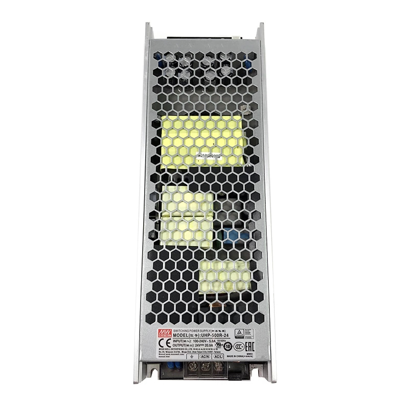 UHP-500R-24 MEANWELL 501,6W 20,9A 115/230VAC İnce Tip PFC Anahtarlamalı Güç Kaynağı