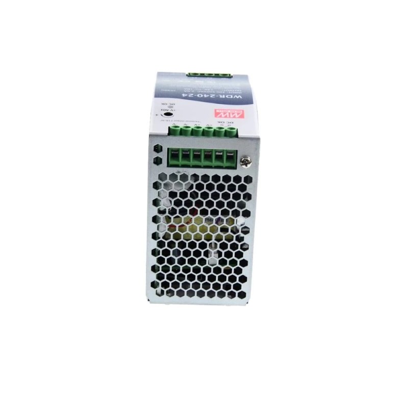 WDR-240-24 MEANWELL 240W 24VDC 10A 230/400VAC UltraWide Girişli Endüstriyel DIN Ray Güç Kaynağı
