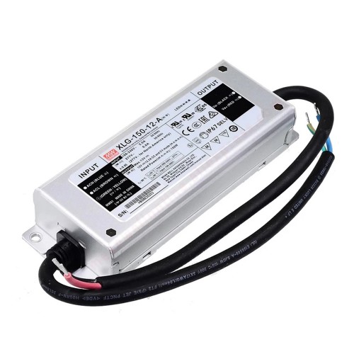 XLG-150-12-A MEANWELL 150W 12VDC 12.5A 115/230VAC Sabit Güç Modlu LED Sürücü