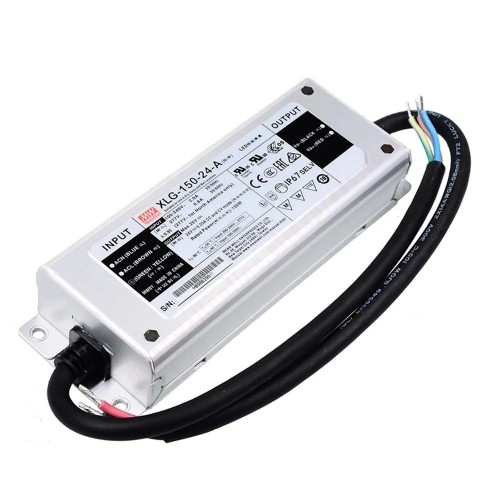 XLG-150-24-A MEANWELL 150W 24VDC 6.25A 115/230VAC Sabit Güç Modlu LED Sürücü