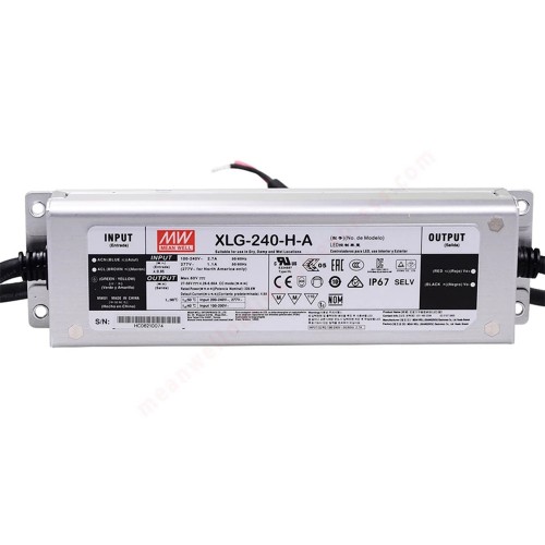 XLG-240-HA MEANWELL 239,6W 0,7A 115/230VAC Sabit Güç Modlu LED Sürücü