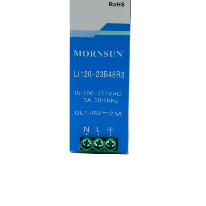 120W 48V 2.5A 85-305VAC/120-430VDC DIN Ray Anahtarlama Güç Kaynağı