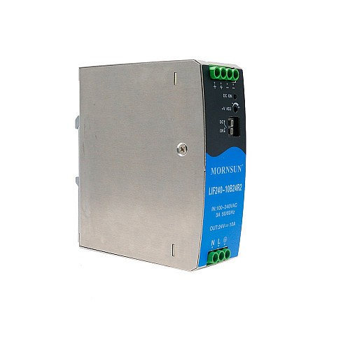PFC Fonksiyonlu 240W 24V 10.0A 85-264VAC/120-370VDC DIN Ray Anahtarlama Güç Kaynağı