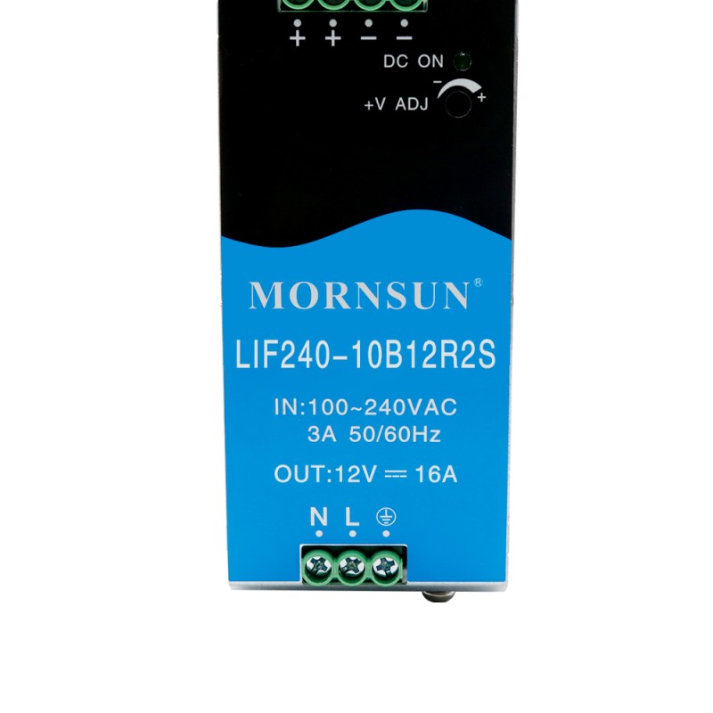 PFC Fonksiyonlu 240W 24V 10.0A 85-264VAC/120-370VDC DIN Ray Anahtarlama Güç Kaynağı