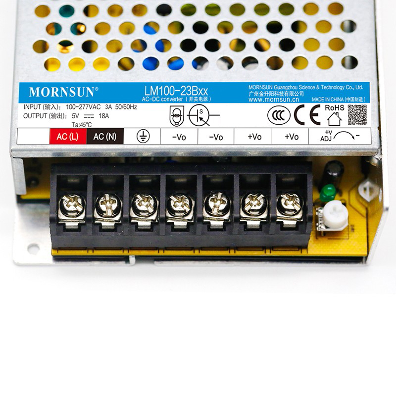 100W 24V 4.5A 85-305VAC/120-430VDC Anahtarlama Güç Kaynağı