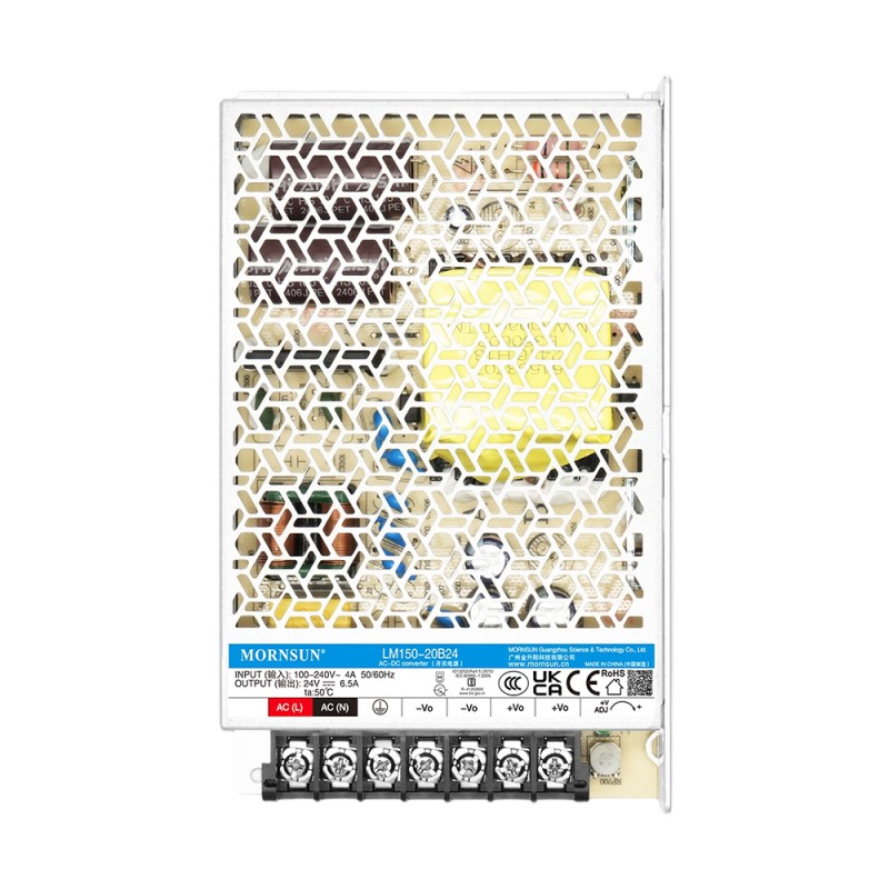 150W 24V 6.5A 85-264VAC/120-370VDC Anahtarlama Güç Kaynağı