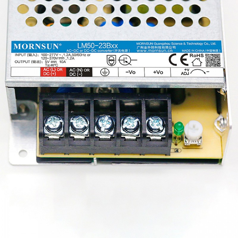 50W 36V 1.45A 85-305VAC/120-430VDC Anahtarlama Güç Kaynağı