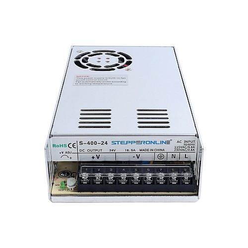 400W 24V 16.7A 115/230V Anahtarlama Güç Kaynağı Step Motor CNC Yönlendirici Kitleri 400W 24V 16.7A 115/230V Anahtarlama Güç Kaynağı Step Motor CNC Yönlendirici Kitleri