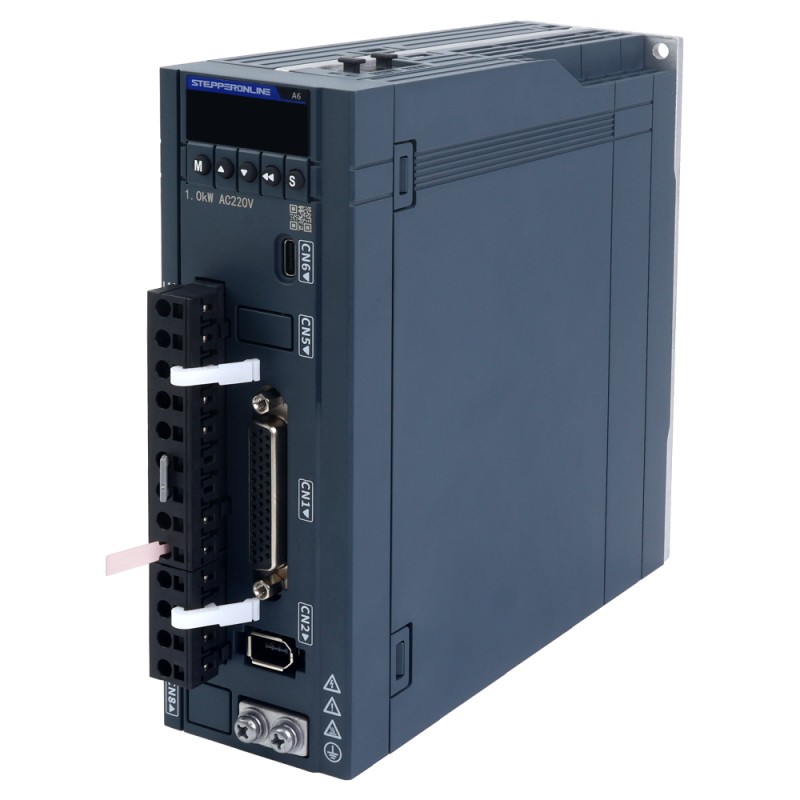 A6H Serisi 850W RS485 AC Servo Motor Seti 1500rpm 5,39Nm 17-Bit Mutlak Enkoder IP67 - A6H-RS850H2A1-M17 | StepperOnline