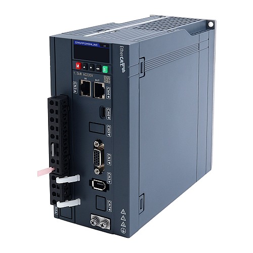 A6 Serisi 1500W EtherCAT AC Servo Motor Seti 3000rpm 4,78Nm Frenli 17-Bit Mutlak Enkoder IP67 - A6-EC1500H2B1-M17 | StepperOnline