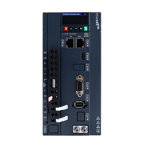A6H Serisi 1800W EtherCAT AC Servo Motor Seti 1500rpm 11,50Nm Frenli 17-Bit Mutlak Enkoder IP67 - A6H-EC1800H3B1-M17 | StepperOnline