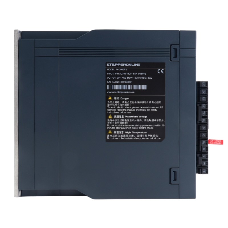 A6H Serisi 2900W RS485 AC Servo Motor Seti 1500rpm 18,60Nm Frenli 17-Bit Mutlak Enkoder IP67 - A6H-RS2900H3B1-M17 | StepperOnline