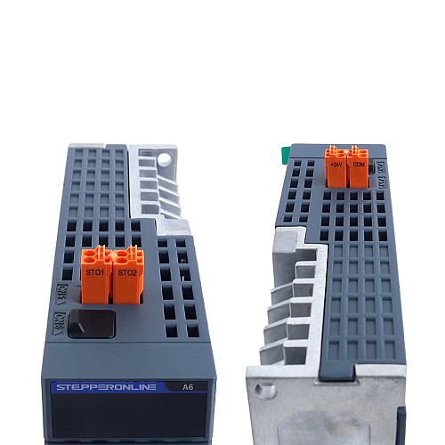 A6 Serisi 400W STO Safe Torque Off PROFINET AC Servo Motor Kiti 3000rpm 1,27Nm Frenli 17-Bit Mutlak Encoder IP67 - A6-PN400H2B1-M17-STO | StepperOnline