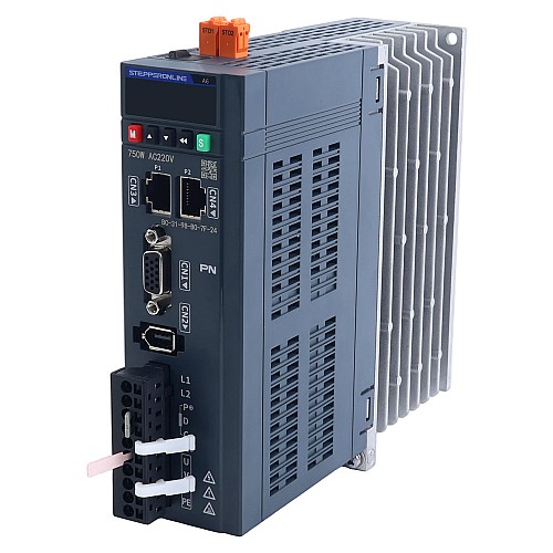 A6 Serisi 750W STO Safe Torque Off PROFINET AC Servo Motor Kiti 3000rpm 2,39Nm Frenli 17-Bit Mutlak Encoder IP67 - A6-PN750H2B1-M17-STO | StepperOnline