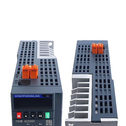 A6 Serisi 750W STO Safe Torque Off PROFINET AC Servo Motor Kiti 3000rpm 2,39Nm Frenli 17-Bit Mutlak Encoder IP67 - A6-PN750H2B1-M17-STO | StepperOnline