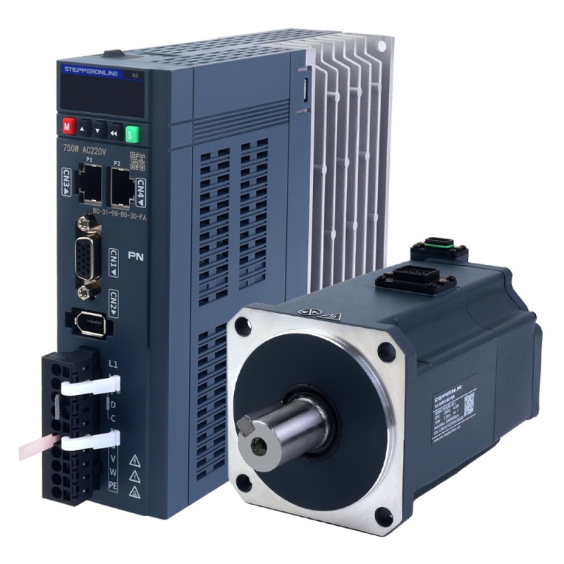 A6 Serisi 750W PROFINET AC Servo Motor Kiti 3000rpm 2,39Nm Frenli 17 Bit Mutlak Kodlayıcı IP67