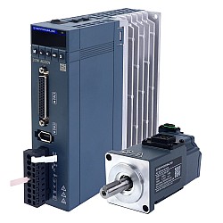 A6 Serisi 100W RS485 AC Servo Motor Kiti 3000rpm 0,32Nm Frenli 17 Bit Mutlak Kodlayıcı IP67