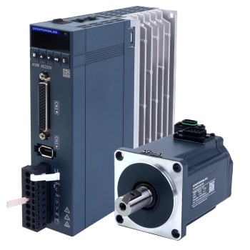 İkinci El – Çin Deposu - A6 Serisi 400W RS485 AC Servo Motor Kiti 3000rpm 1,27Nm 17 Bit Mutlak Kodlayıcı IP67