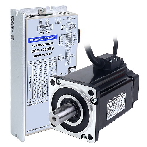 DSY Serisi 1000W RS485 DC Servo Motor 24-70VDC 3,20Nm 3000rpm 17-Bit Artımlı Kodlayıcı IP65