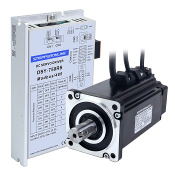 DSY Serisi 750W RS485 DC Servo Motor 24-70VDC 2,39Nm Frenli 3000rpm 17-Bit Artımlı Kodlayıcı IP65