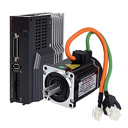 E6 Serisi 400W AC Servo Motor Kiti 3000rpm 1,27Nm 17 Bit Kodlayıcı IP65