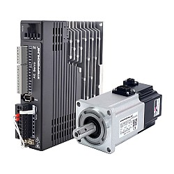T6 Serisi 400W AC Servo Motor Kiti 3000rpm 1,27Nm Frenli 23 Bit Kodlayıcı IP67