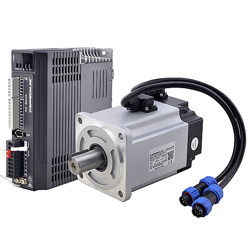 CN Satışta - T6 Serisi 750W AC Servo Motor Kiti 3000rpm 2,39Nm Frenli 17 Bit Kodlayıcı IP65 - CN-T6-RS750H2B3-M17S | StepperOnline