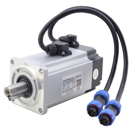 T6 Serisi 400W AC Servo Motor Kiti 3000rpm 1,27Nm Frenli 17 Bit Kodlayıcı IP65