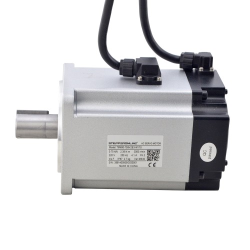CN Satışta - T6 Serisi 750W AC Servo Motor Kiti 3000rpm 2,39Nm Frenli 17 Bit Kodlayıcı IP65 - CN-T6-RS750H2B3-M17S | StepperOnline