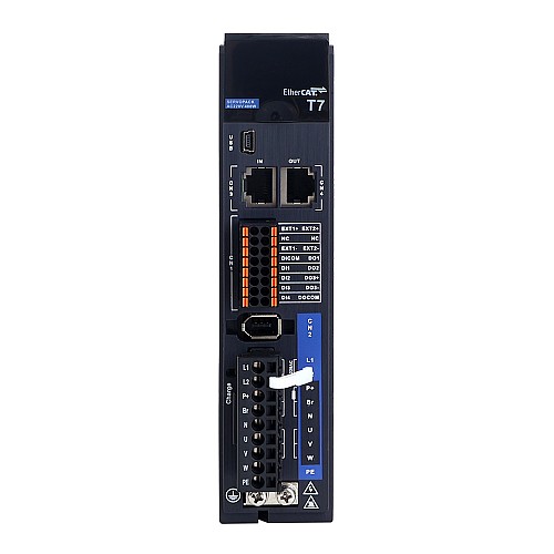 T7 Serisi EtherCAT 400W AC Servo Motor Kiti 3000rpm 1,27Nm 23-Bit Kodlayıcı IP67