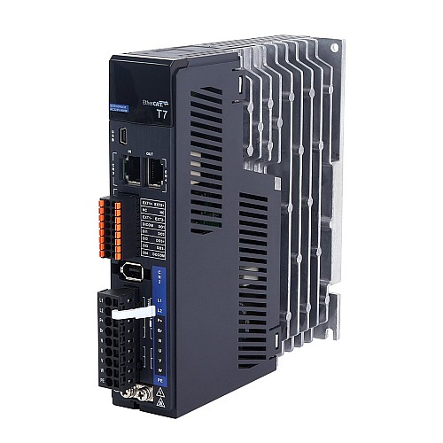 T7 Serisi EtherCAT 400W AC Servo Motor Kiti 3000rpm 1,27Nm 23-Bit Kodlayıcı IP67