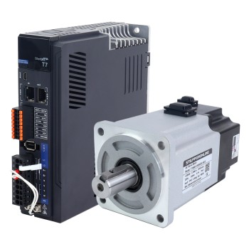 T7 Serisi EtherCAT 1000W AC Servo Motor Kiti 3000rpm 3,18Nm Frenli 23 Bit Kodlayıcı IP67