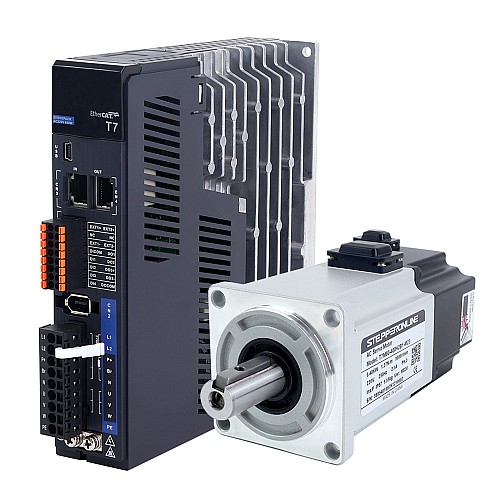 T7 Serisi EtherCAT 400W AC Servo Motor Kiti 3000rpm 1,27Nm Frenli 23 Bit Kodlayıcı IP67 T7 Serisi EtherCAT 400W AC Servo Motor Kiti 3000rpm 1,27Nm Frenli 23 Bit Kodlayıcı IP67