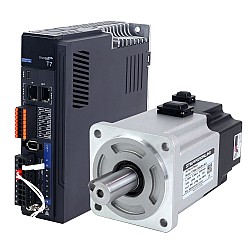 T7 Serisi EtherCAT 750W AC Servo Motor Kiti 3000rpm 2,39Nm Frenli 23 Bit Kodlayıcı IP67