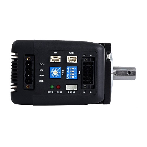 Modbus RS485 ile 200W Entegre DC Servo Motor 0,64 Nm (90,63 oz.in) 3000 rpm 24-70 VDC