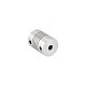 6,35 mm - 10 mm Esnek Kaplin 20x25 mm CNC Adım Motoru Şaft Kaplini 6,35 mm - 10 mm Esnek Kaplin 20x25 mm CNC Adım Motoru Şaft Kaplini