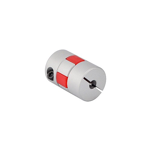 8mm - 8mm Esnek Çeneli Kaplin 30x40mm CNC Adım Motoru Şaft Kaplini