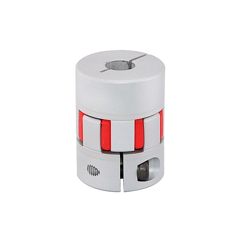 10mm - 12mm Esnek Çene Bağlantısı 30x40mm CNC Adım Motoru Şaft Bağlantısı