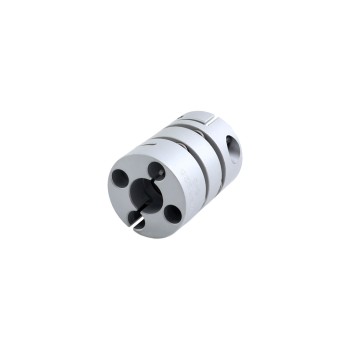 5mm - 8mm Esnek çift diskli kaplin 19x26mm CNC step motor mili kaplini