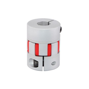 10mm - 12mm Esnek Çeneli Bağlantı 30x40mm CNC Adım Motoru Kama Yolu Şaft Bağlantısı