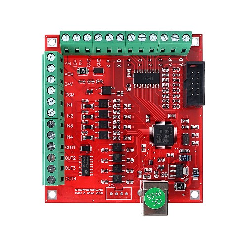 Mach3 için 4 Eksenli CNC Breakout Kartı Kontrol Cihazı 100Khz USB Kontrol