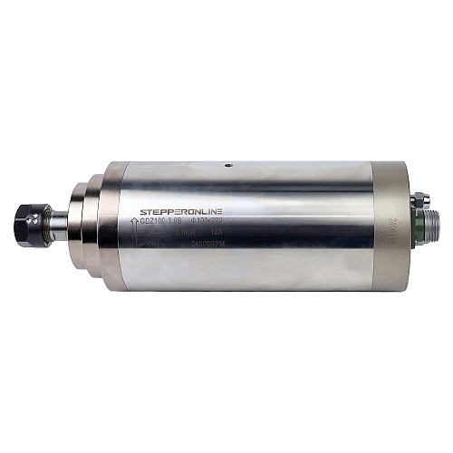 CNC Mil Motoru Su Soğutmalı 220V 3.0KW 24000RPM 400Hz ER20 Pens