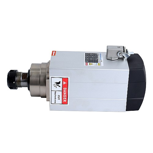Kare Mil Motoru Hava Soğutmalı 380V 4.5KW 18000RPM 300Hz ER32 Pens CNC Makinesi Kare Mil Motoru Hava Soğutmalı 380V 4.5KW 18000RPM 300Hz ER32 Pens CNC Makinesi