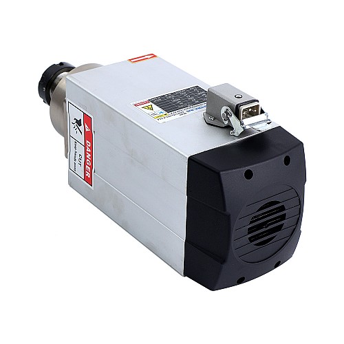 Kare Mil Motoru Hava Soğutmalı 380V 4.5KW 18000RPM 300Hz ER32 Pens CNC Makinesi Kare Mil Motoru Hava Soğutmalı 380V 4.5KW 18000RPM 300Hz ER32 Pens CNC Makinesi