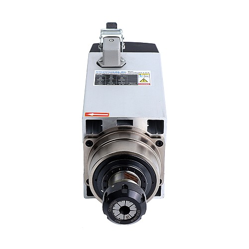 Kare Mil Motoru Hava Soğutmalı 380V 4.5KW 18000RPM 300Hz ER32 Pens CNC Makinesi Kare Mil Motoru Hava Soğutmalı 380V 4.5KW 18000RPM 300Hz ER32 Pens CNC Makinesi