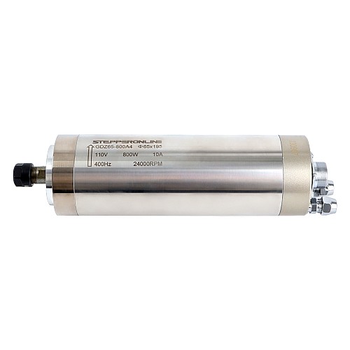 CNC Mil Motoru Su Soğutmalı 110V 800W 24000RPM 400Hz ER11 Pens CNC Mil Motoru Su Soğutmalı 110V 800W 24000RPM 400Hz ER11 Pens