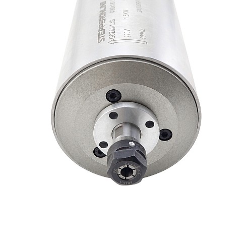 Mil Motoru Su Soğutmalı 220V 1.5KW 24000RPM 400Hz ER11 Pens Ahşap Gravür Freze Makinesi