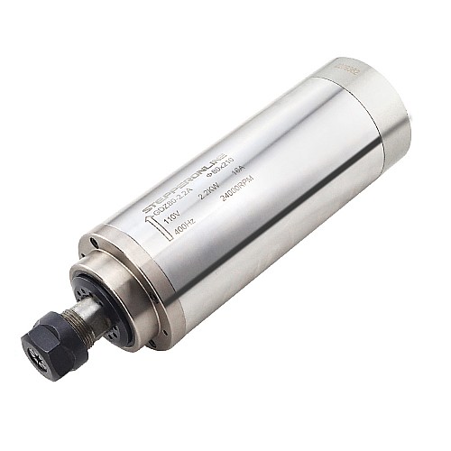 CNC Mil Motoru Su Soğutmalı 110V 2.2KW 24000RPM 400Hz ER20 Pens