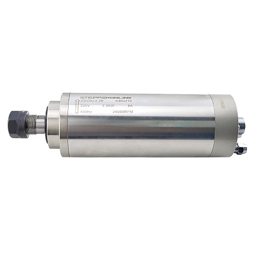 CNC Mil Motoru Su Soğutmalı 220V 2.2KW 24000RPM 400Hz ER20 Pens